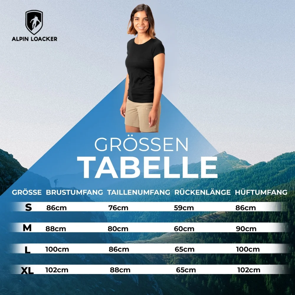 100% Merino T-Shirt Damen - ultrafein - Image 8