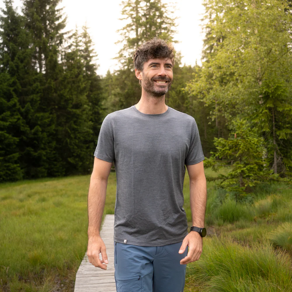 100%  Merino T-Shirt Herren - ultrafein - Image 3