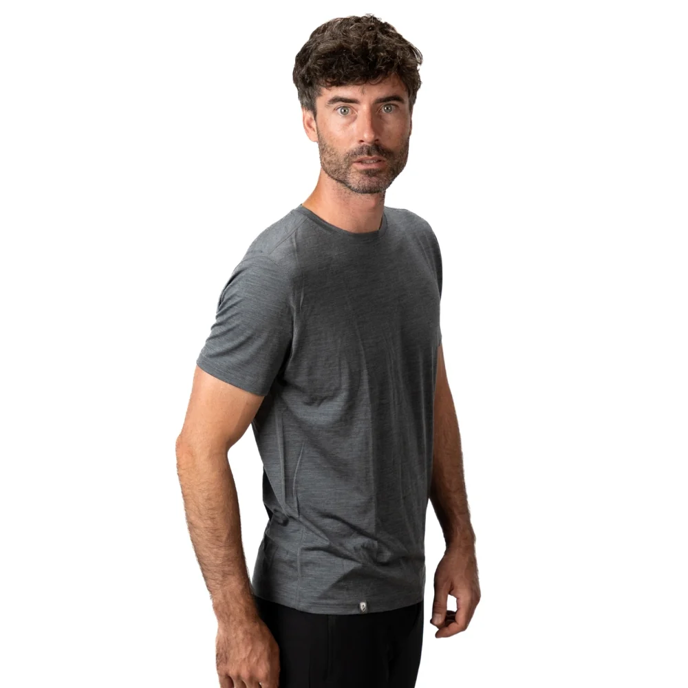 100%  Merino T-Shirt Herren - ultrafein - Image 7