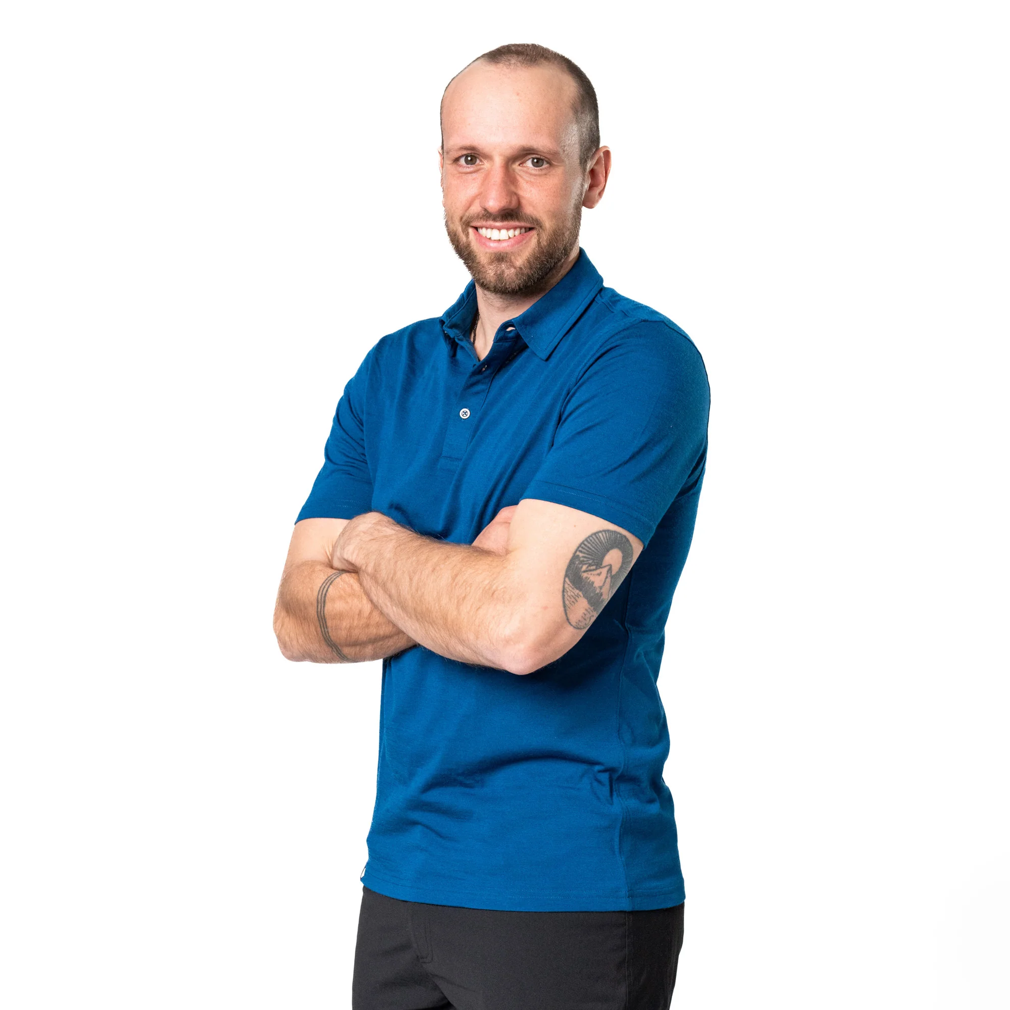 Merino Coolmax Polo T-Shirt Herren 150 g/m2 - Image 5