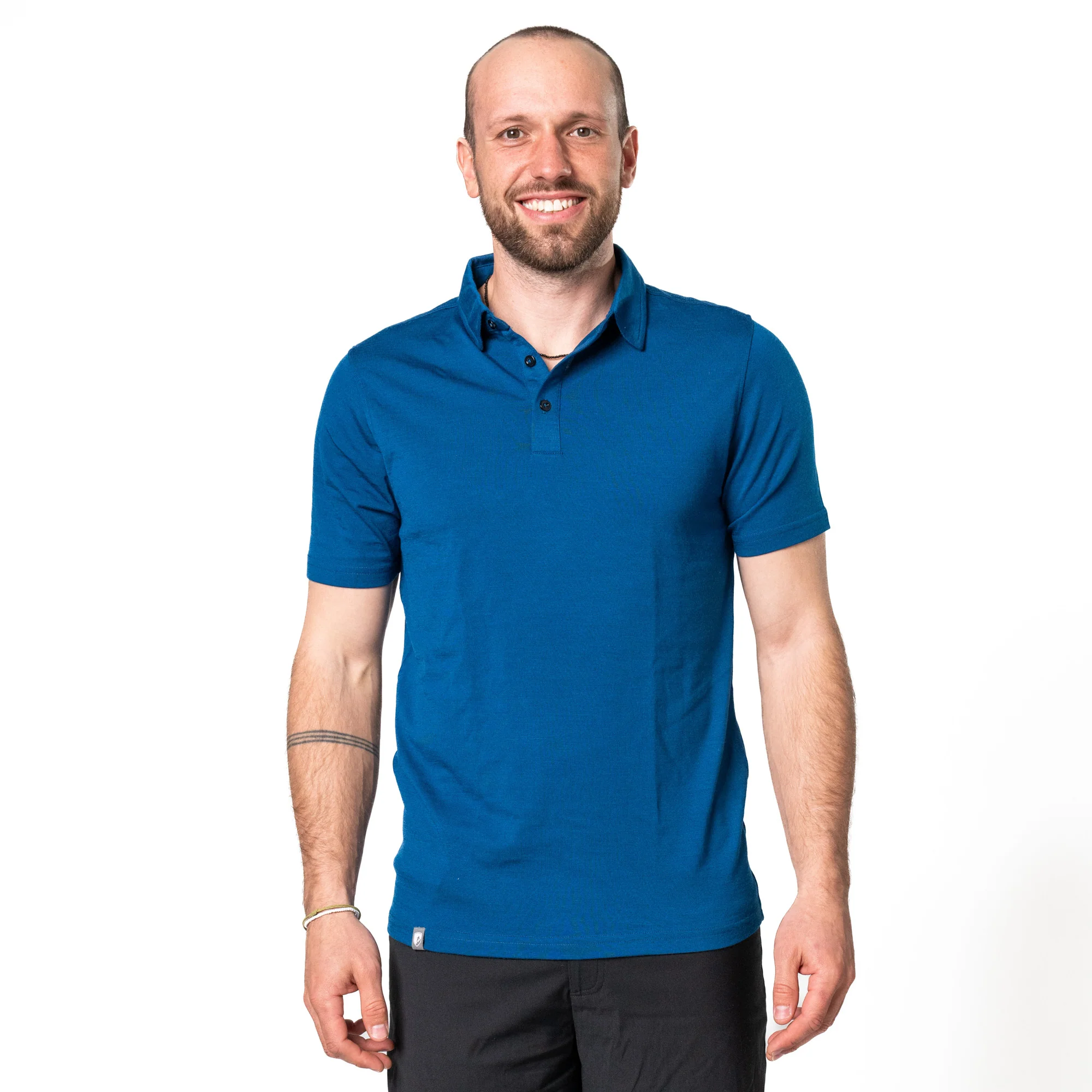 Merino Coolmax Polo T-Shirt Herren 150 g/m2 - Image 8