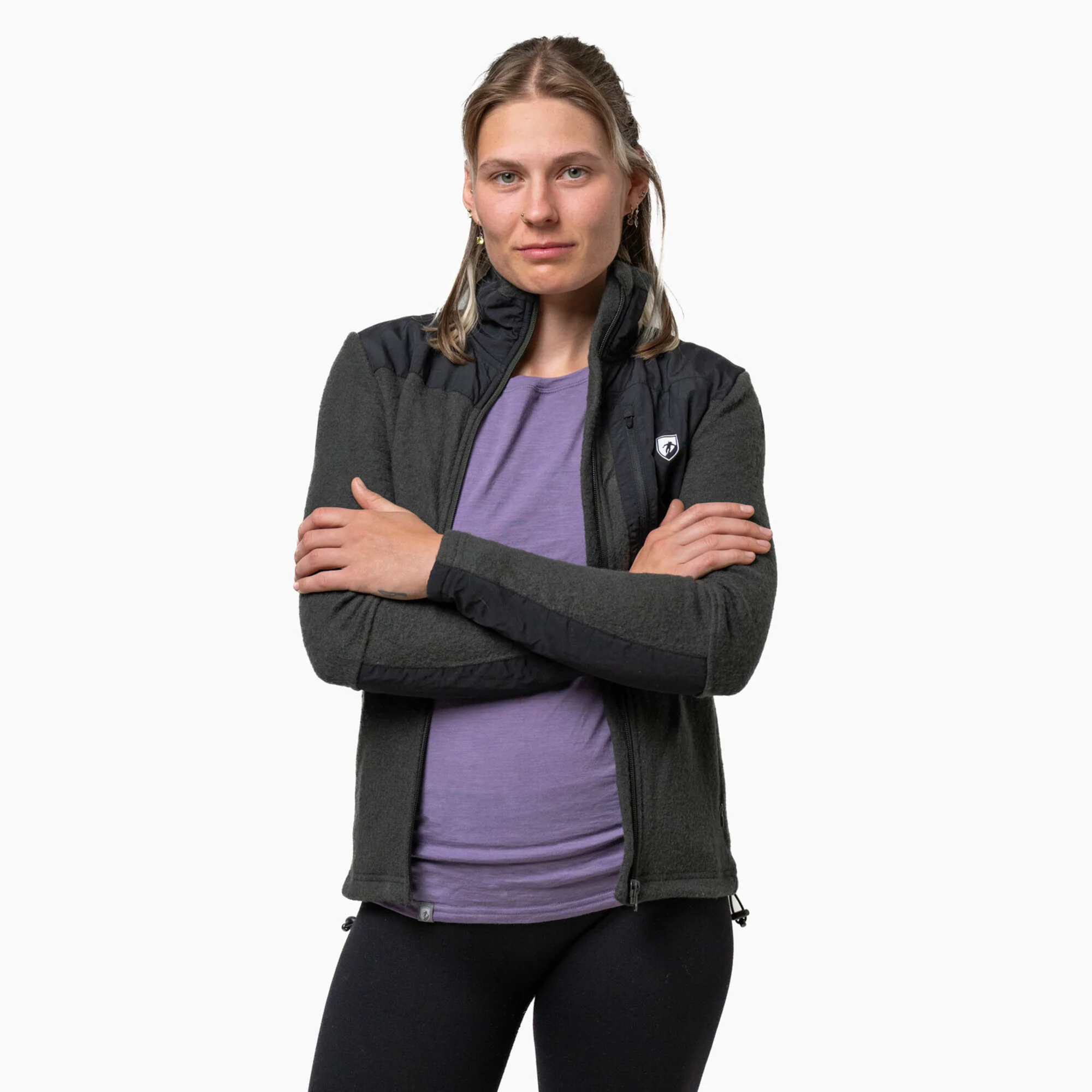 Merino Fleece Jacke Damen 280g/m2 - Image 6