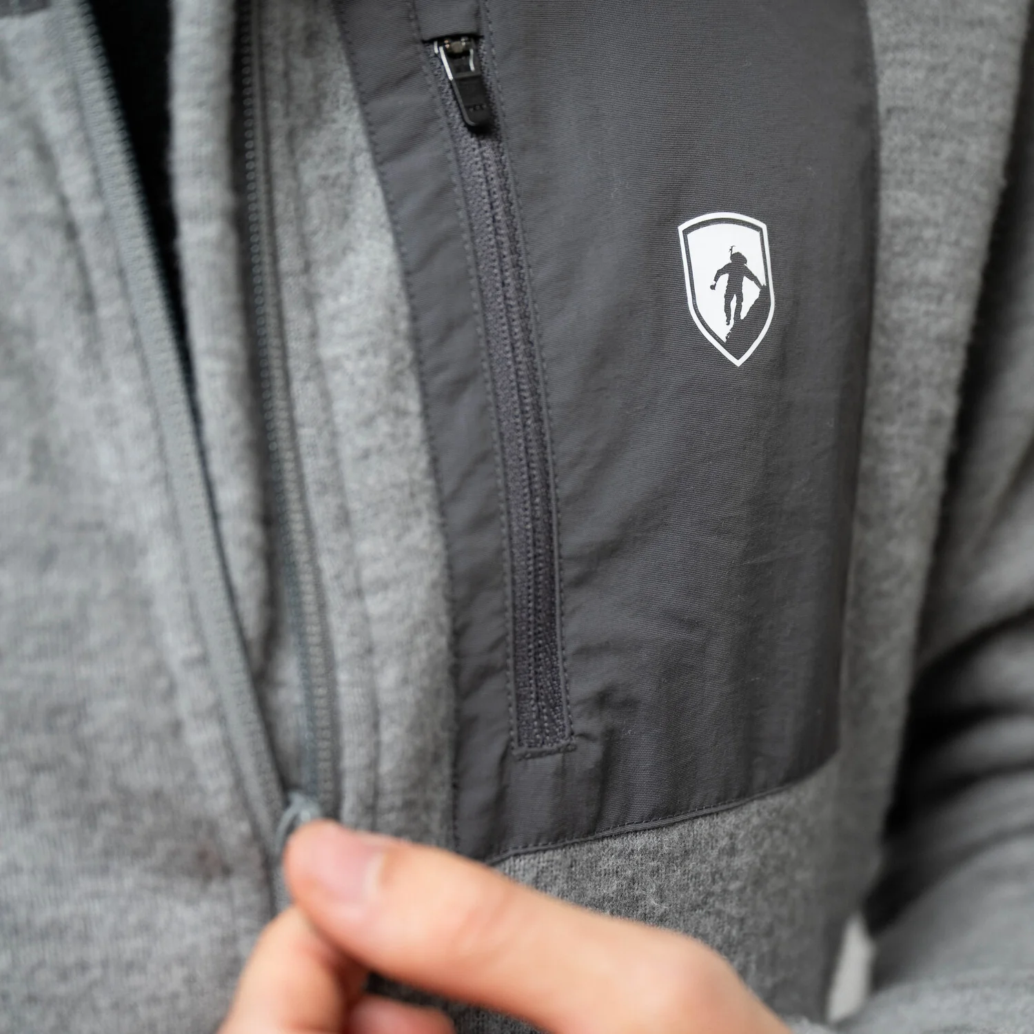 Merino Fleece Jacke Herren 280g/m2 - Image 4