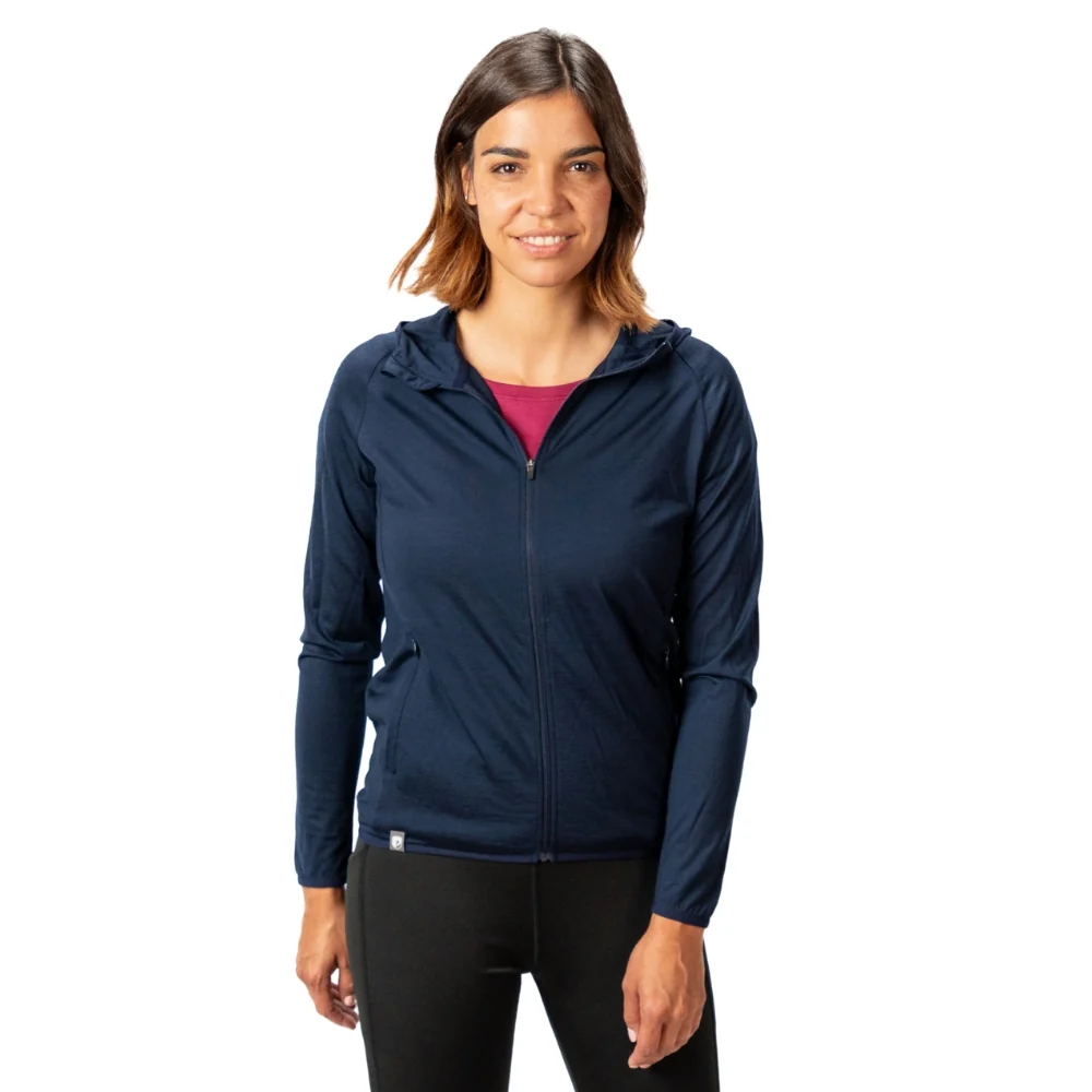 100% Merinowolle Jacke Damen 160 g/m² - ultrafein