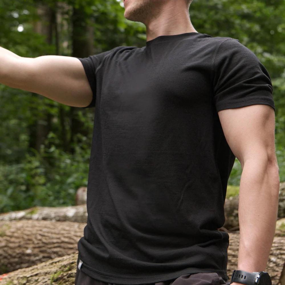 Merino Coolmax T-Shirt Herren 150 g/m2 - Image 4