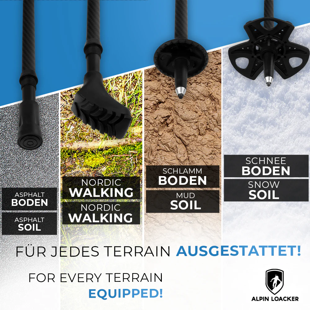 Teleskop Wanderstöcke aus Aluminium - Image 8