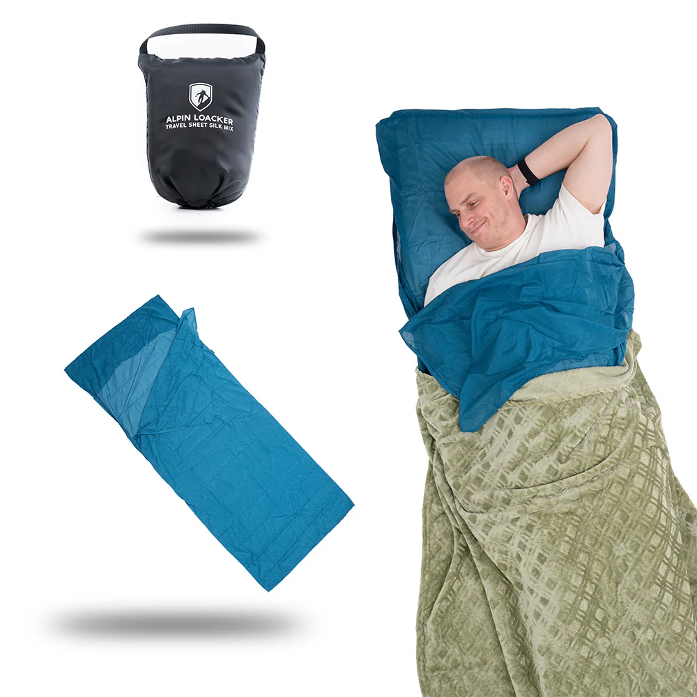 Ultraleichter Seiden Mix Reiseschlafsack und Hüttenschlafsack - Image 3